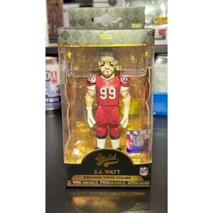 Funko Gold Premium Vinyl Figure - NFL - J.J. WATT (Red Arizona Cardinals Jersey)